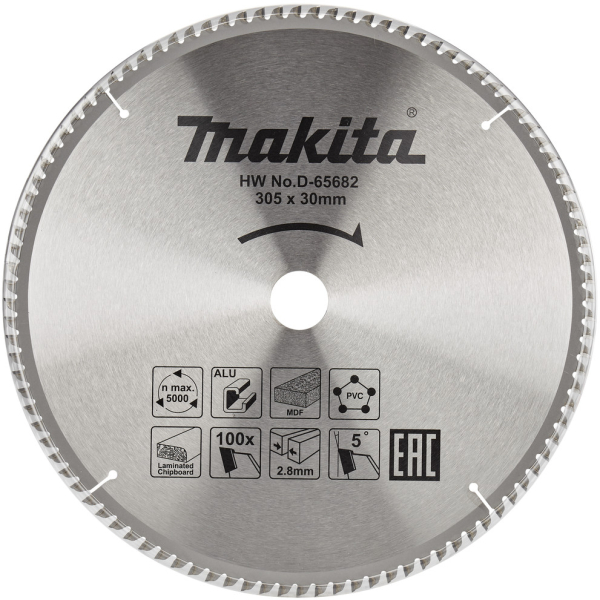 Диск п/п Makita 305*30*100   (D-65682) универсальный