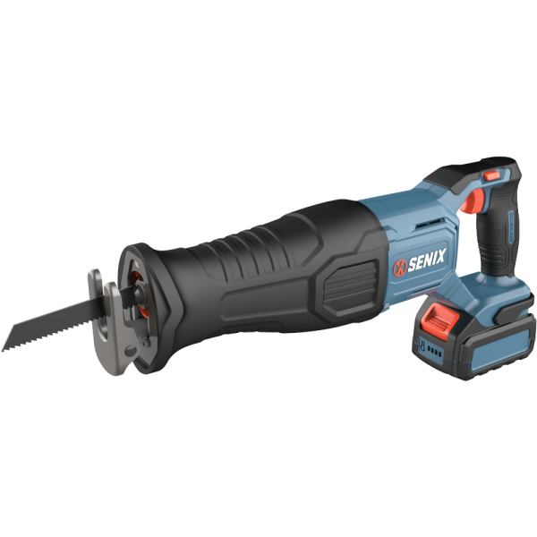 Пила сабельная аккумуляторная SENIX PSRX2-M3-EU, 1акб, зу
