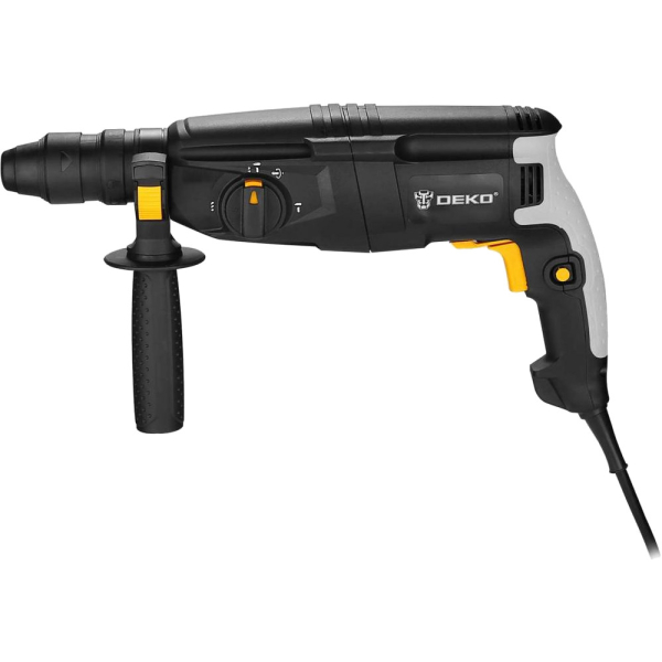 Перфоратор DEKO DKH 1100W в кейсе + набор из 5 буров SDS+ и патрон   063-4159 