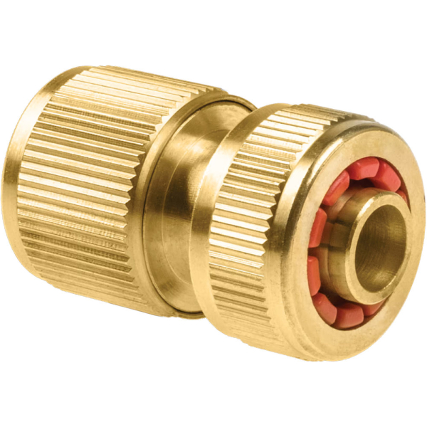 Коннектор CELLFAST BRASS с аквастопом 1/2'' латунный