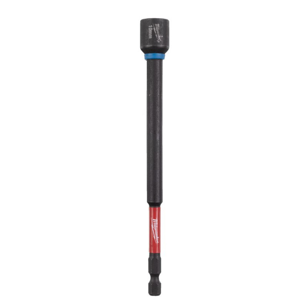 Насадка Milwaukee SHOCKWAVE 1/4" HEX торцевая магнитная 10x150 мм
