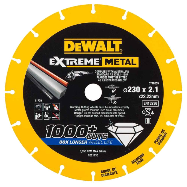 Диск алмазный DEWALT DT 40255 230*2 мм сегмент