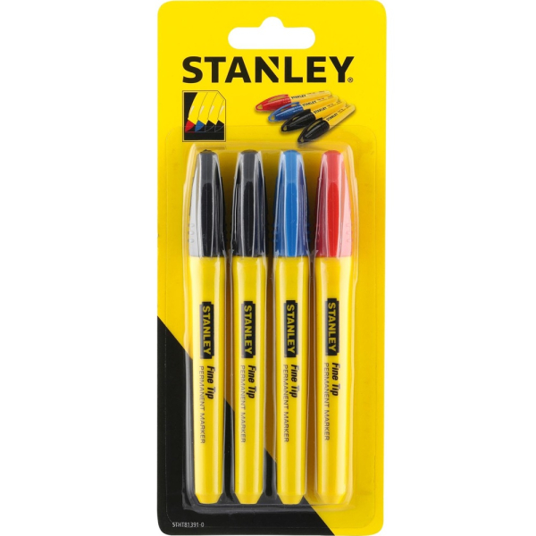 Набор маркеров STANLEY FATMAX 4 шт. разноцветный     STHT81391-0