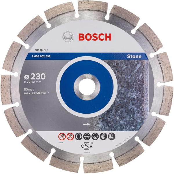 Диск алмазный BOSCH Stone 230*22.2 сегмент   2.608.602.592