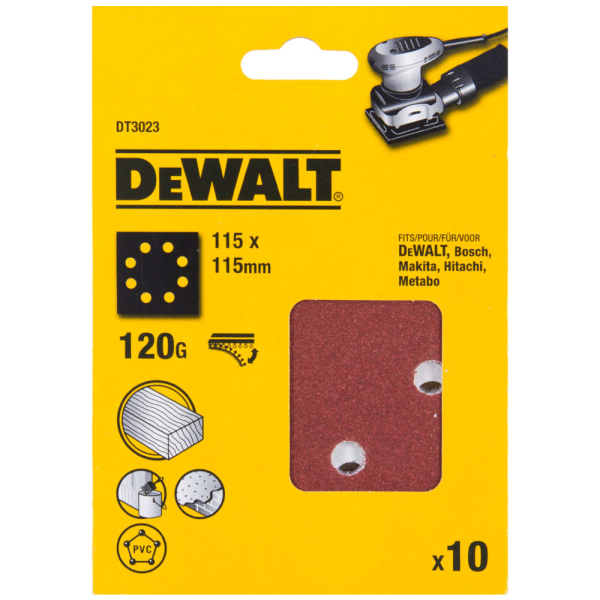 Лента шлифовальная DEWALT 115*115 Р-120   DТ 3023 QZ