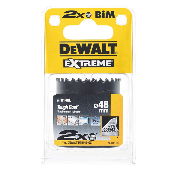 Цифенбор с карбидным покрытием DEWALT DT 8148 L 48*46 мм
