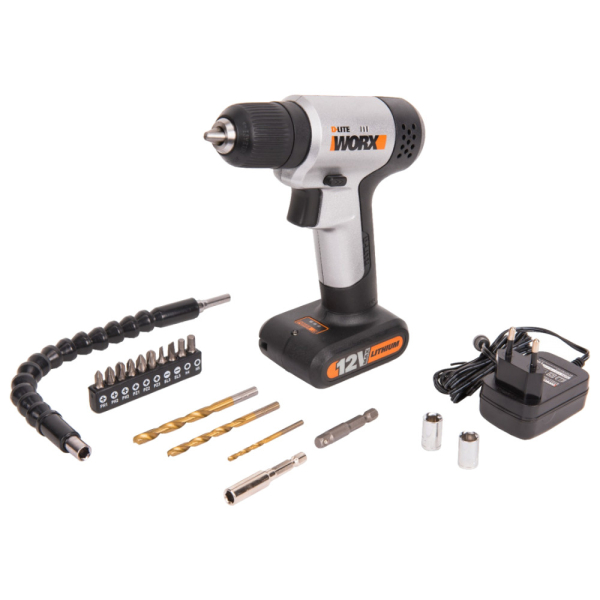 Шуруповерт аккумуляторный WORX WX104.2 12V 1,5Ач коробка