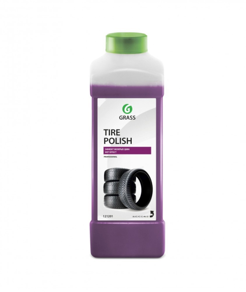 Чернитель-полироль шин GRASS "TIRE POLISH" Эффект мокрых шин 1кг   121201