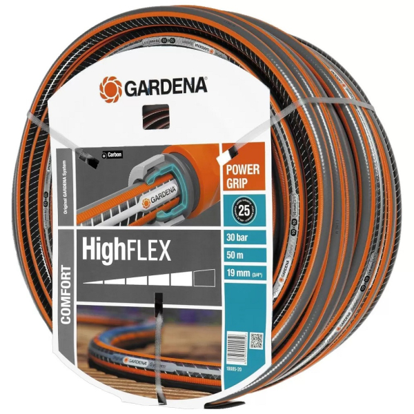 Шланг Gardena HighFlex 19 мм 3/4" 50 м в бухте    18085-22.000.00