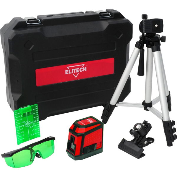 Лазерный уровень ELITECH ЛН 3К-ЗЕЛ Промо