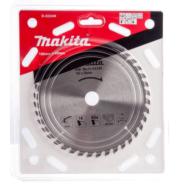 Диск п/п Makita 165*20*40  для  5604 R   (D-03349)