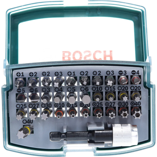 Набор бит BOSCH COLORED PROMOLINE из 32 штук   2.607.017.063