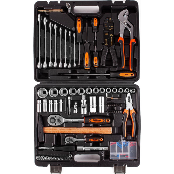 Набор инструмента AV Steel 99 предметов 1/4",1/2"  AV-011099