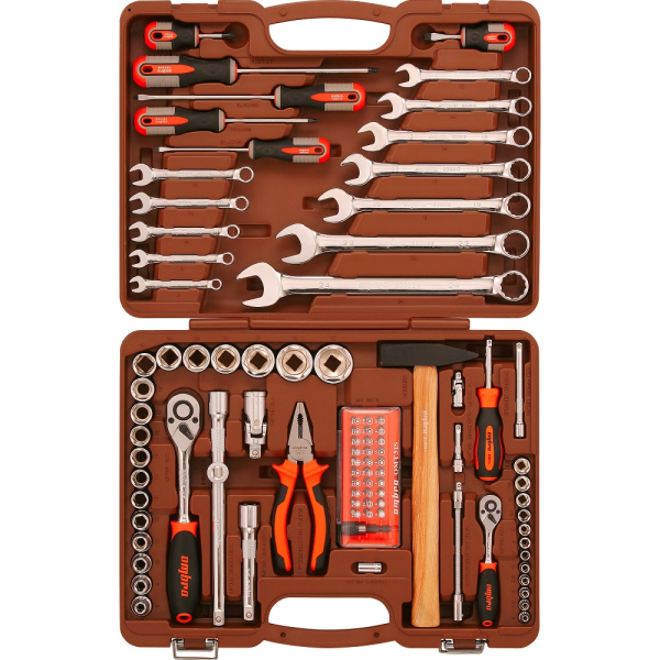 Набор универсального инструмента OMBRA 1/4", 1/2"DR (93 предм.)   OMT93S