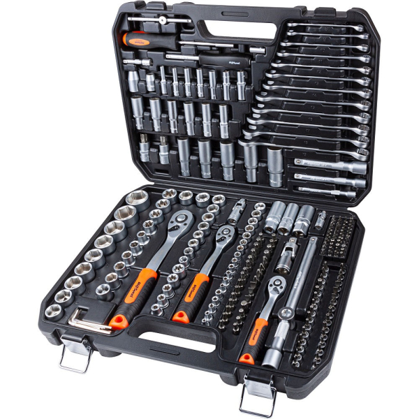 Набор инструмента AV Steel 219 предметов 1/4",3/8",1/2"  AV-011219