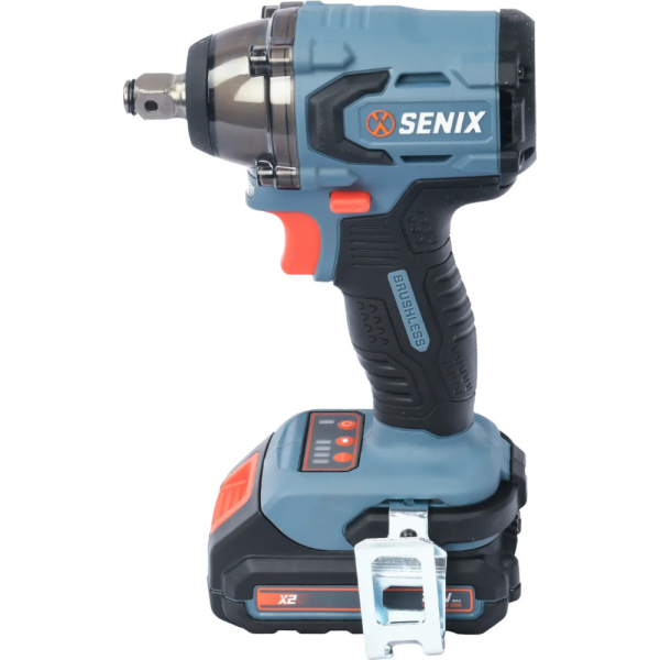 Гайковерт ударный аккумуляторный SENIX PDWX2-M2-EU, с акб и зу