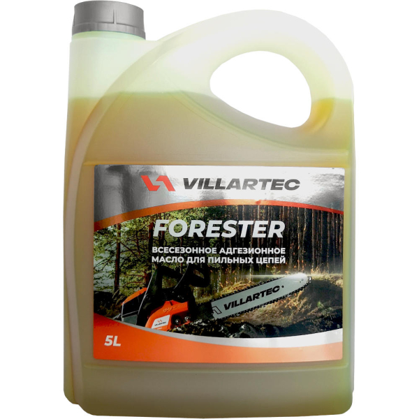 Масло адгезионное VILLARTEC FORESTER всесезонное для цепи 5 л