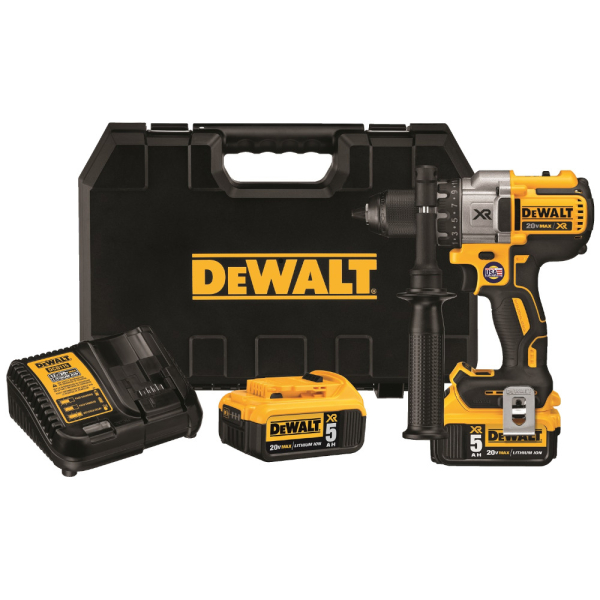 Дрель аккумуляторная DEWALT  DCD 991 P2  18v 5.0Ah Li-Ion