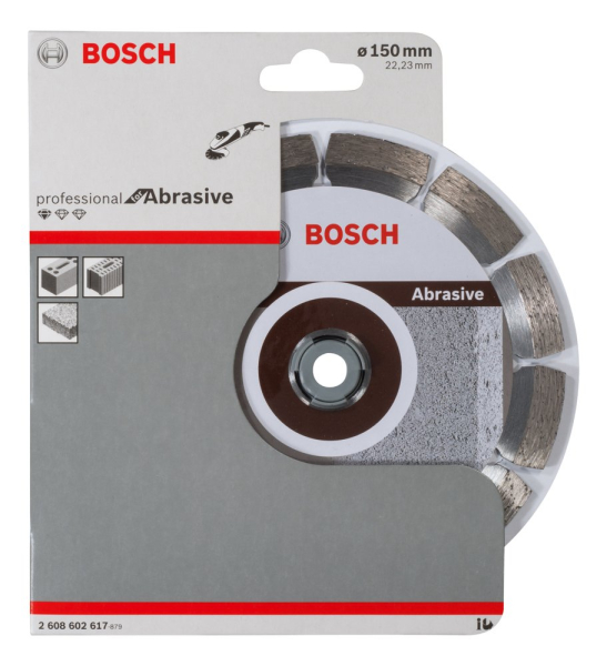 Диск алмазный BOSCH Abrasive 150*22.2 сегмент   2.608.602.617