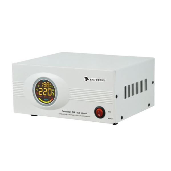 Стабилизатор напряжения CENTURION SR 1500 Line-A релейный настольный
