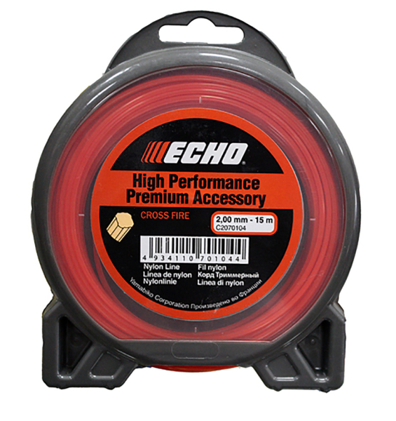 Леска ECHO Cross Fire Line 2.0mm*15 m       C2070104