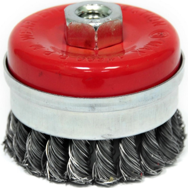 Щетка ELITECH чашечная крученая для УШМ Heavy Duty 80мм