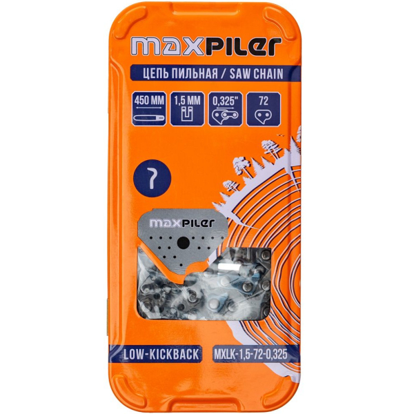Цепь MAXPILER 1,5-72-0,325   MXLK-1,5-72-0,325