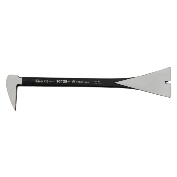 Гвоздодер STANLEY PRECISION MOLDING BAR кованный широкий 250мм     0-55-117
