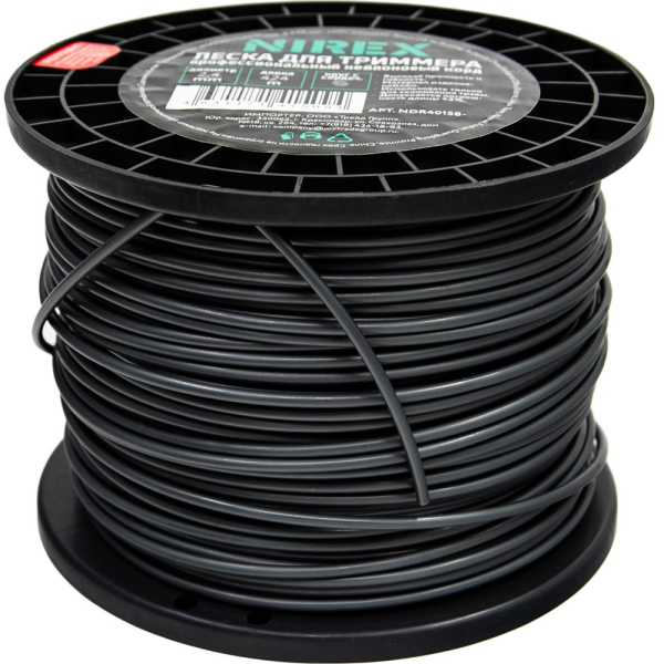 Леска NIREX DUAL ROUND 2,4*424 м (круг с сердечником)   NDR24424-86