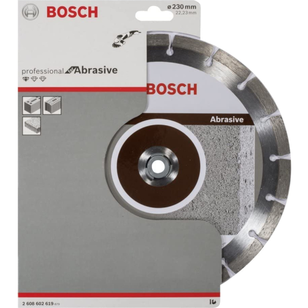 Диск алмазный BOSCH Abrasive 230*22.2 сегмент   2.608.602.619