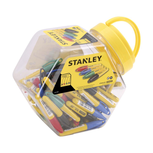 Набор маркеров STANLEY MINI (упак. 72шт) разноцветные     1-47-329