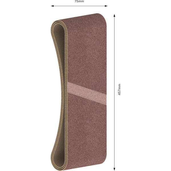 Шкурка BOSCH   75*457   Р-40 (уп. 3 шт.)  2.608.606.032