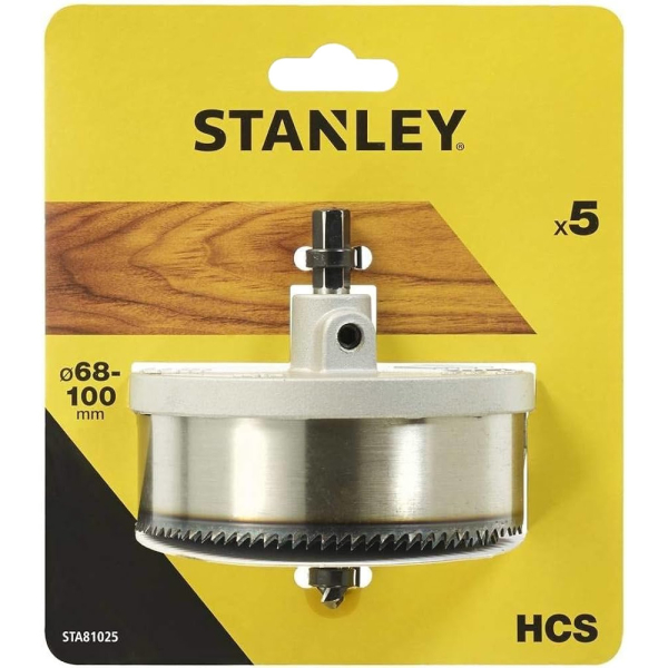 Набор коронок STANLEY HCS 68, 74, 80, 90, 100*30мм  5шт   STA81025