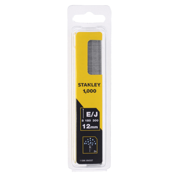 Шпилька для степлера STANLEY стальная тип ''J'' 12мм   1-SWK-BN050T