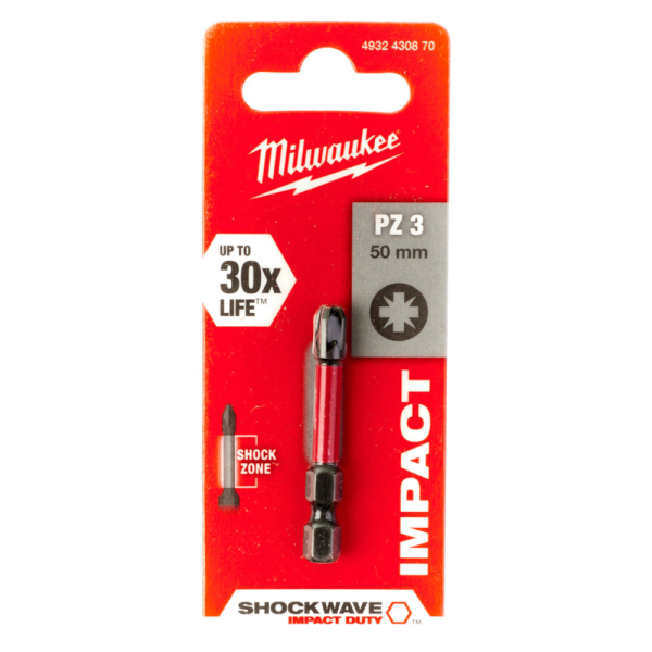 Бита Milwaukee SHOCKWAVE PZ3 50мм