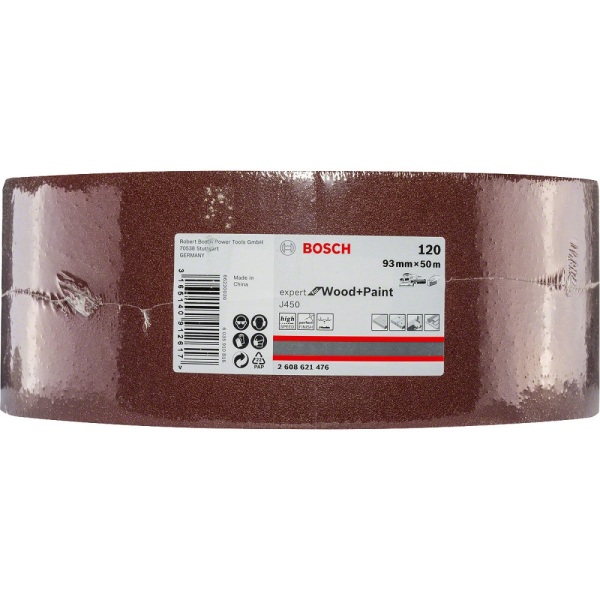 Лента шлифовальная BOSCH 93 мм х 50000м рулоне   2.608.621.476