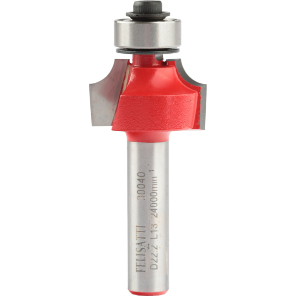 Фреза кромочная калевочная FELISATTI 22.2х13мм R4.8 хвостовик 8мм   30040