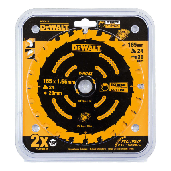 Диск п/п DEWALT DT 10624   165*20*24