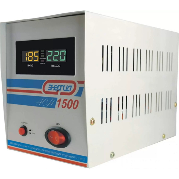 Стабилизатор напряжения ЭНЕРГИЯ ACH-1500 с цифр.дисплеем