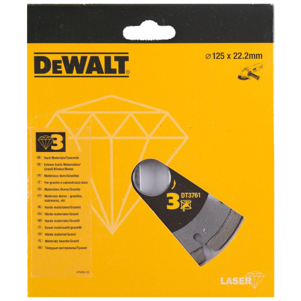Диск алмазный DEWALT DT 3761 125*22,2 мм сегмент