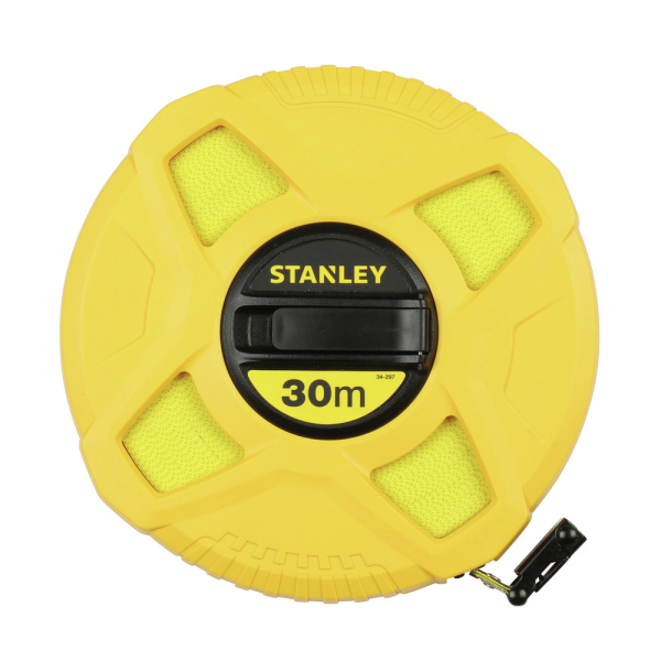 Рулетка STANLEY FIBERGLAASS измерительная 30м*12,7мм     0-34-297