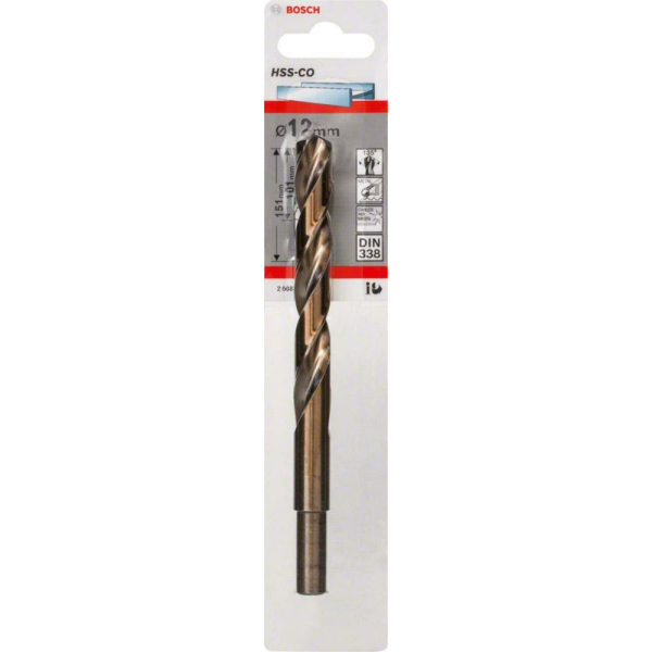 Сверло BOSCH HSS-Co Standardline 12*151 по металлу   2.608.585.869
