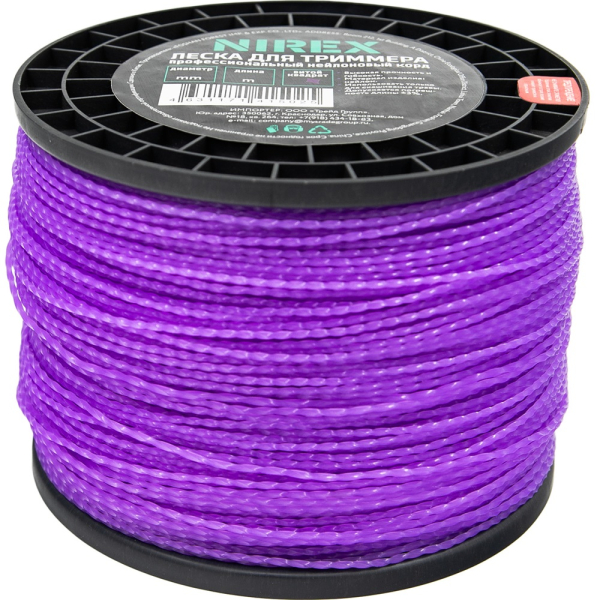 Леска NIREX TWISTED 3,0*338 м (витой квадрат)   NTS30338-84