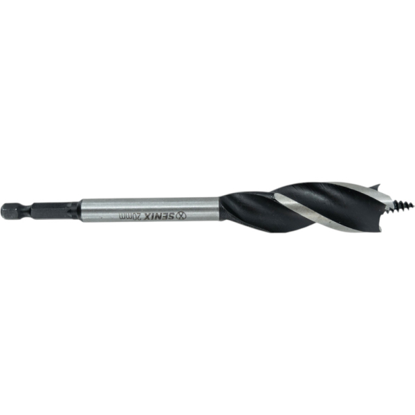 Сверло SENIX 20мм*1шт, HEX 1/4" по дереву трехзаходное   AEDS-0022