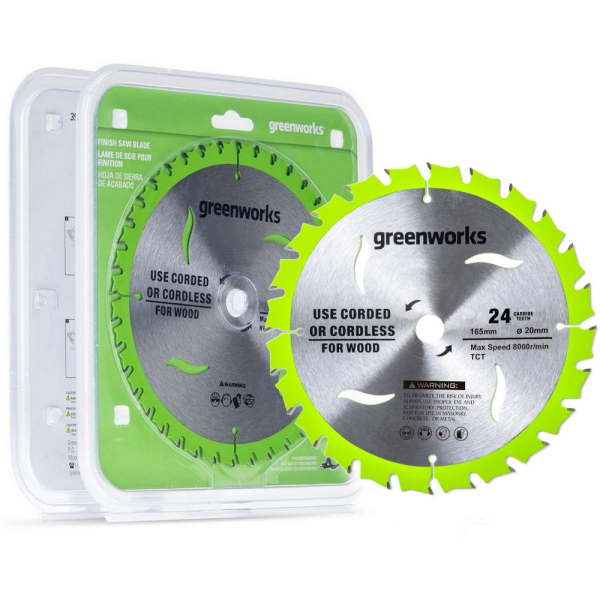 Диск пильный GREENWORKS 165x20х24T   2955707