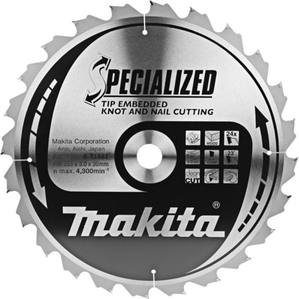 Диск п/п Makita 355*30*24   (B-31441)