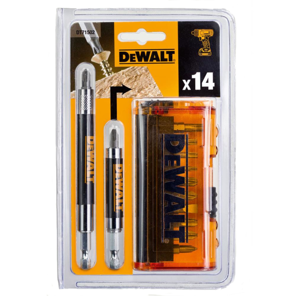 Набор бит DEWALT DT 71502 14 штук кейс
