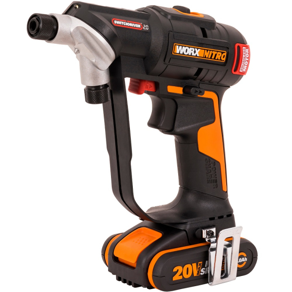 Дрель аккумуляторная WORX Switchdriver WX177 20V 2,0Ач кейс
