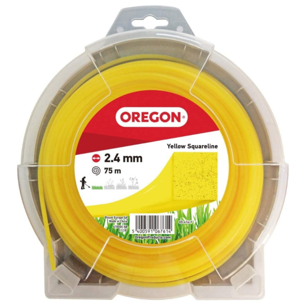 Леска Oregon Yellow Square 2.4*75 м     69-414-Y