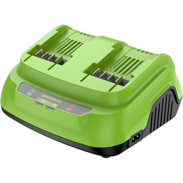 Ультрабыстрое зарядное устройство GREENWORKS G24X2C8 24V на 2 аккумулятора   2958807